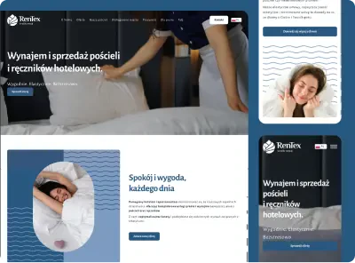 Strona internetowa dla Rentex Textile
