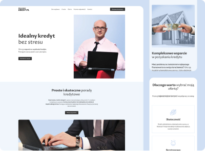 Miniatura realizacji Strona internetowa dla doradcy kredytowego - Konrad Droździński Szczecin